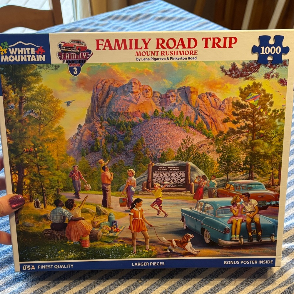 White Mountain Family Road Trip 1000 Piece Puzzle